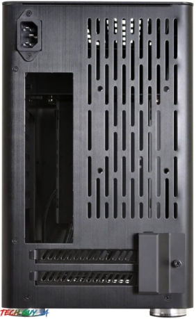 Lian-li PC-Q38W Mini-itx chassis - Windowed side panel - Black - Image 2