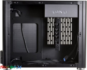 Lian-li PC-Q38W Mini-itx chassis - Windowed side panel - Black - Image 3