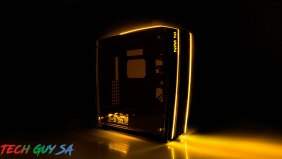In-Win H-Frame 2.0 Open-Air Chassis – Black/Amber LED Light - Image 11
