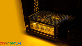 In-Win H-Frame 2.0 Open-Air Chassis – Black/Amber LED Light - Image 8