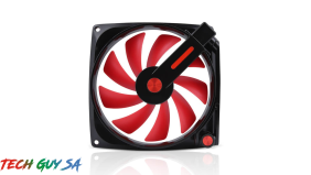 In-Win Mars 120mm Multifunction Chassis Fan – Red Fin – Single Pack - Image 3