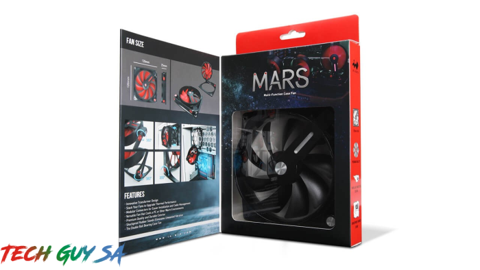 In-Win Mars 120mm Multifunction Chassis Fan – Black Fin – Single Pack - Image 3