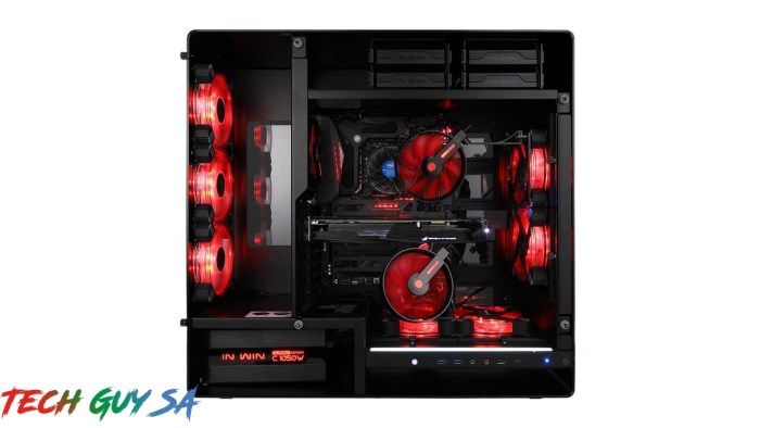 In-Win Mars 120mm Multifunction Chassis Fan – Red Fin – Single Pack - Image 8