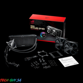 Asus ROG Ryuo 240 all-in-one liquid CPU cooler with colour OLED - Image 4