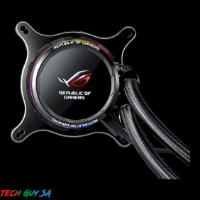 Asus ROG Ryuo 240 all-in-one liquid CPU cooler with colour OLED - Image 5