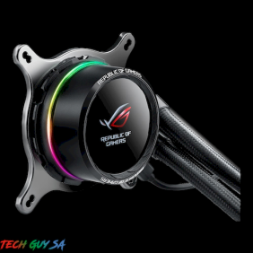 Asus ROG Ryuo 240 all-in-one liquid CPU cooler with colour OLED