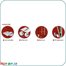 Aavara EF200 Ultra Slim TV Wall Support - Image 4