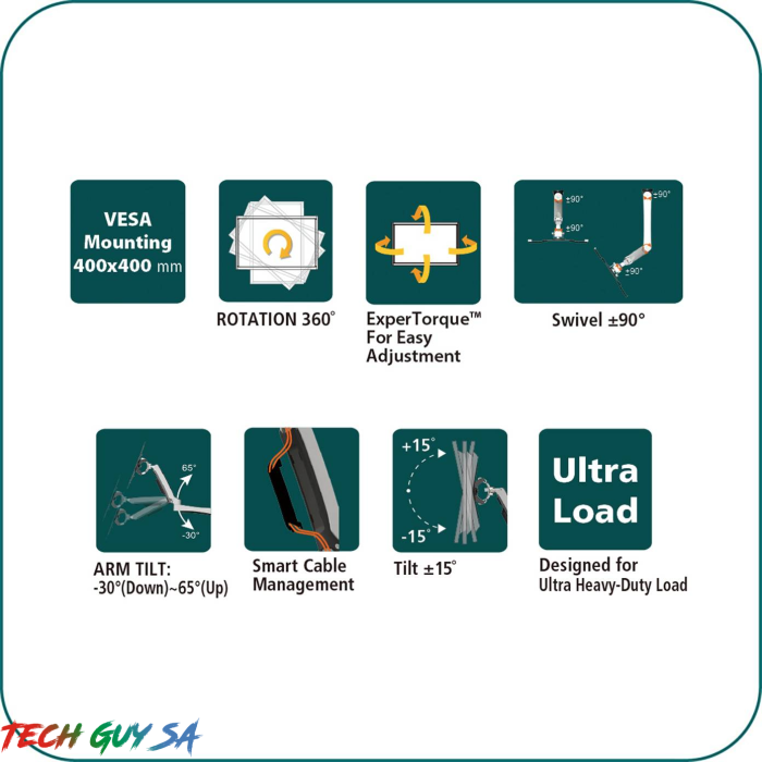 Aavara ATW20M Full Motion Wall Support - Image 3