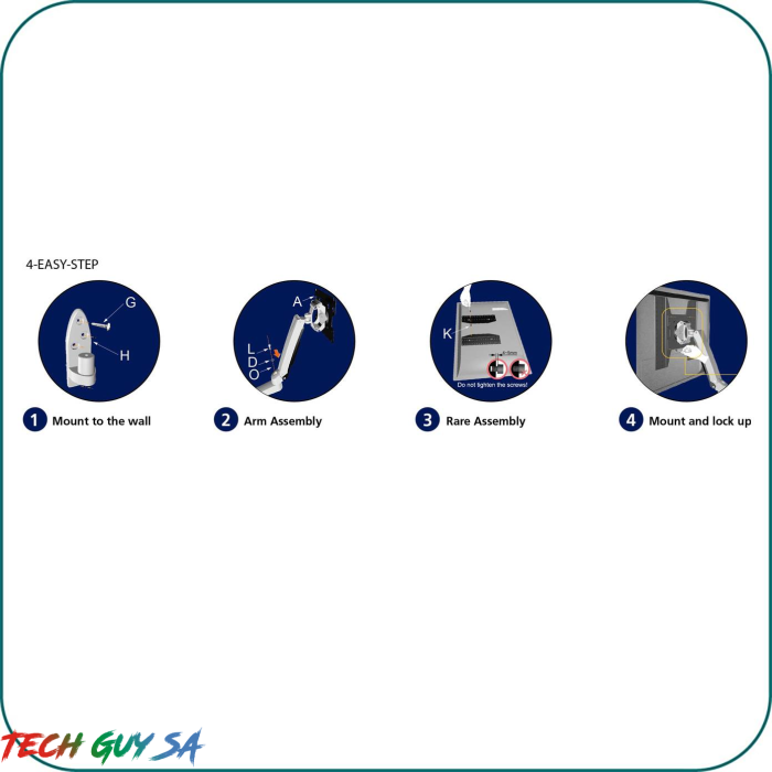 Aavara ATW20M Full Motion Wall Support - Image 4