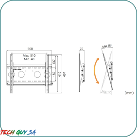 Aavara EE5040 Flat Slim Wall Support - Image 3