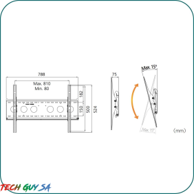 Aavara EE8050 Flat Slim Wall Support - Image 3