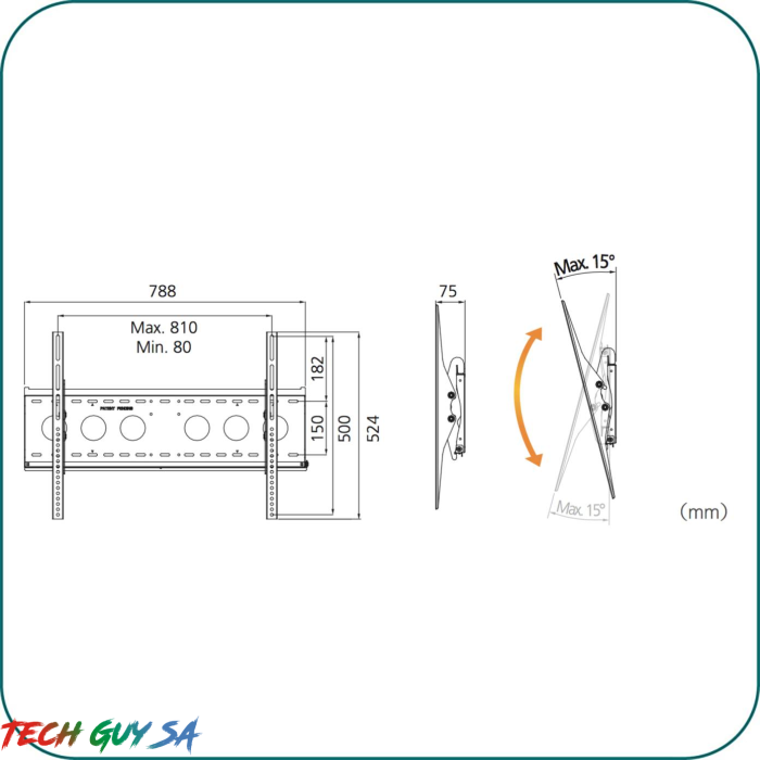 Aavara EE8050 Flat Slim Wall Support - Image 3