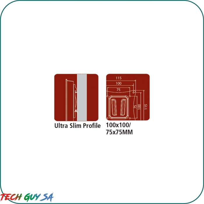 Aavara EL1010 Ultra Slim Profit Wall Support - Image 2