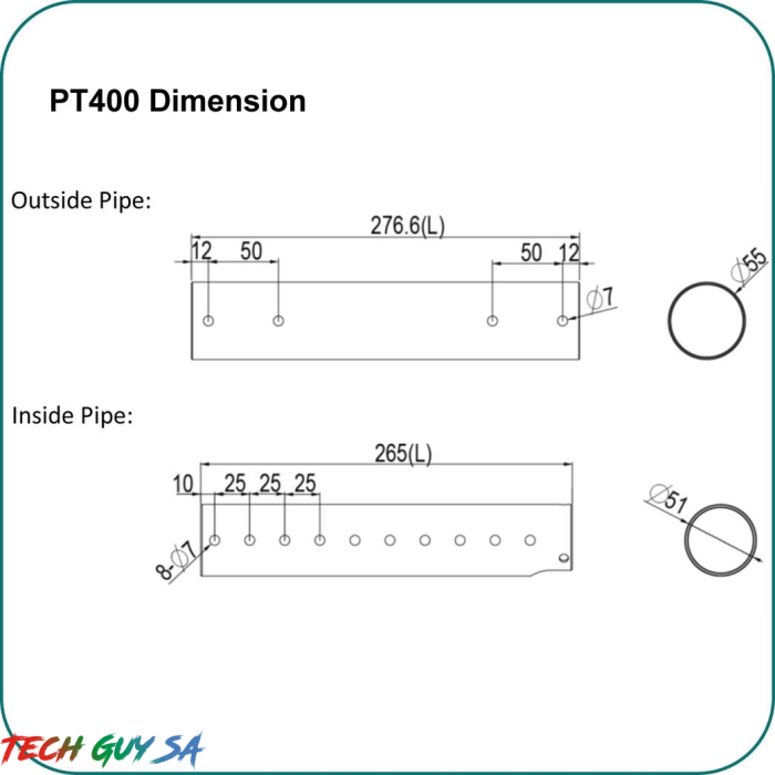 Aavara PT400 Extended Tube for PL320 - Image 3