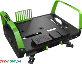 In-Win X Frame 2.0 Open-Air Chassis – Black/Red - Image 2