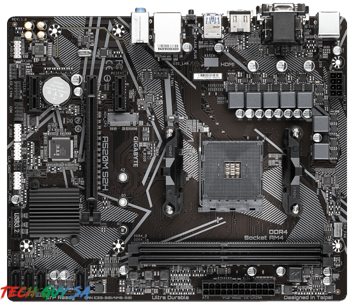 Gigabyte A520M S2H AM4 Motherboard - Image 3