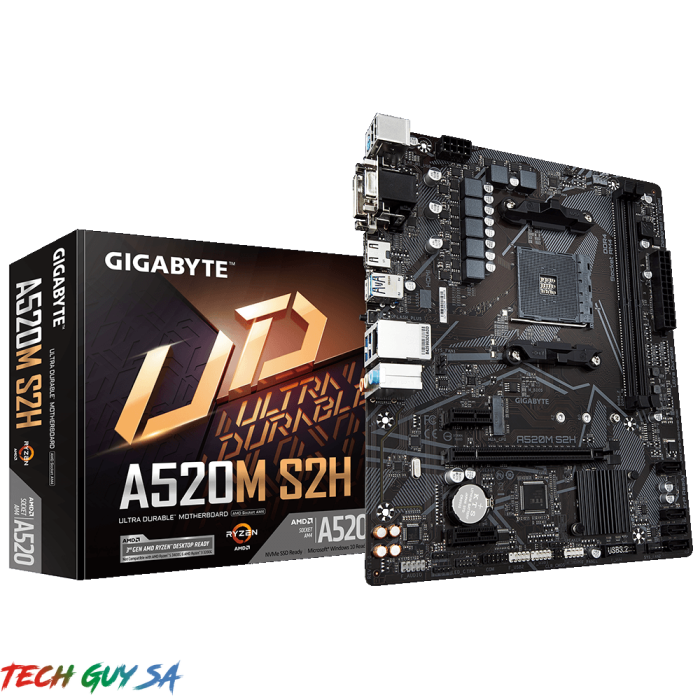 Gigabyte A520M S2H AM4 Motherboard - Image 2