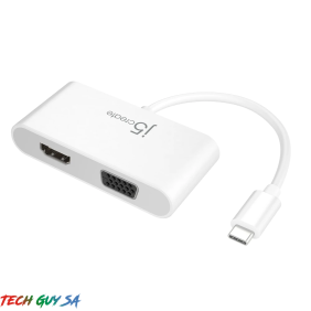 J5Create JCA174 USB-C™ to VGA & HDMI™ Adapter - Image 2