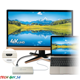 J5Create JCD376 USB-C™ 3.1 Fully functional Mini Dock-VGA/ HDMI™/ Ethernet/ USB™3.1 HUB/ PD2.0 - Image 7