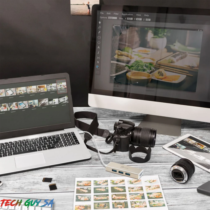 J5Create JCH347 USB 3.1 Type-C 3-Port HUB with SD/Micro SD Card Reader - Image 9
