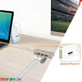 J5Create JCH347 USB 3.1 Type-C 3-Port HUB with SD/Micro SD Card Reader - Image 4
