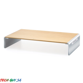 J5Create JCT425 Wood Monitor Stand with Docking Station