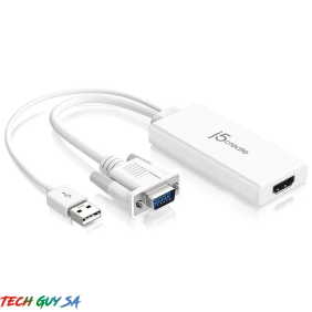 J5Create JDA214 VGA to HDMI™ Video Audio Adapter