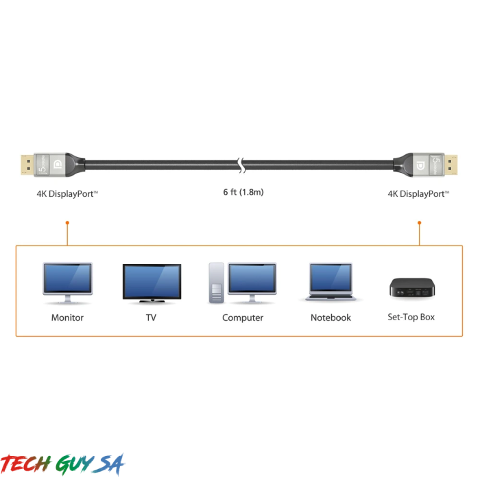 J5Create JDC42 4K DisplayPort™ Cable - Image 3