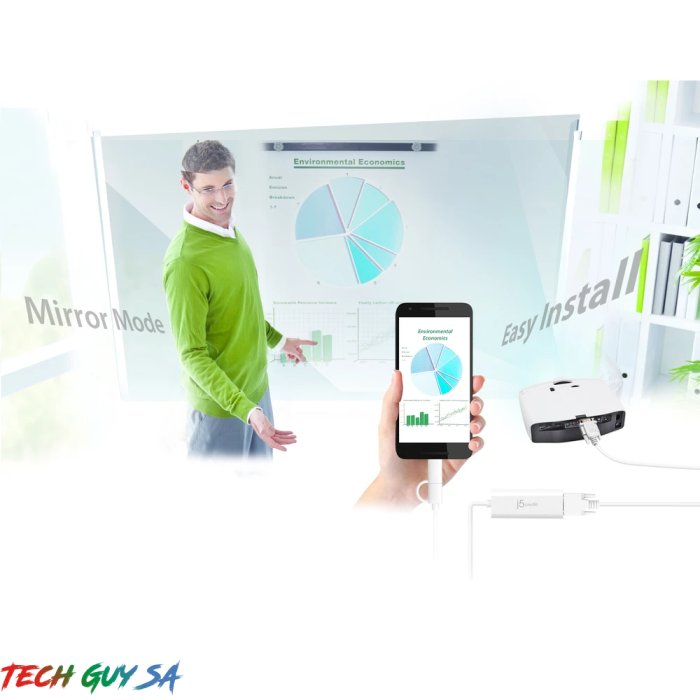 J5Create JUA161C Android™ USB™ to VGA Display Adapter - Image 7