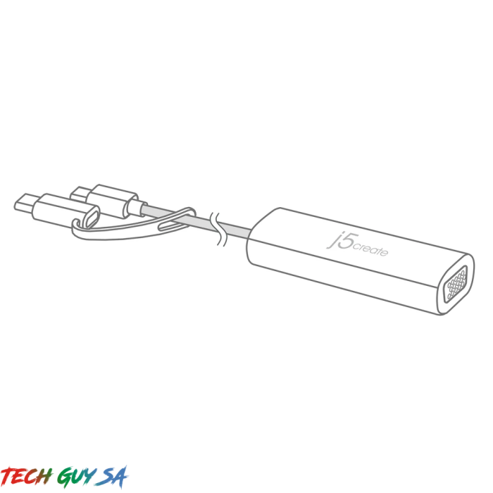 J5Create JUA161C Android™ USB™ to VGA Display Adapter - Image 4