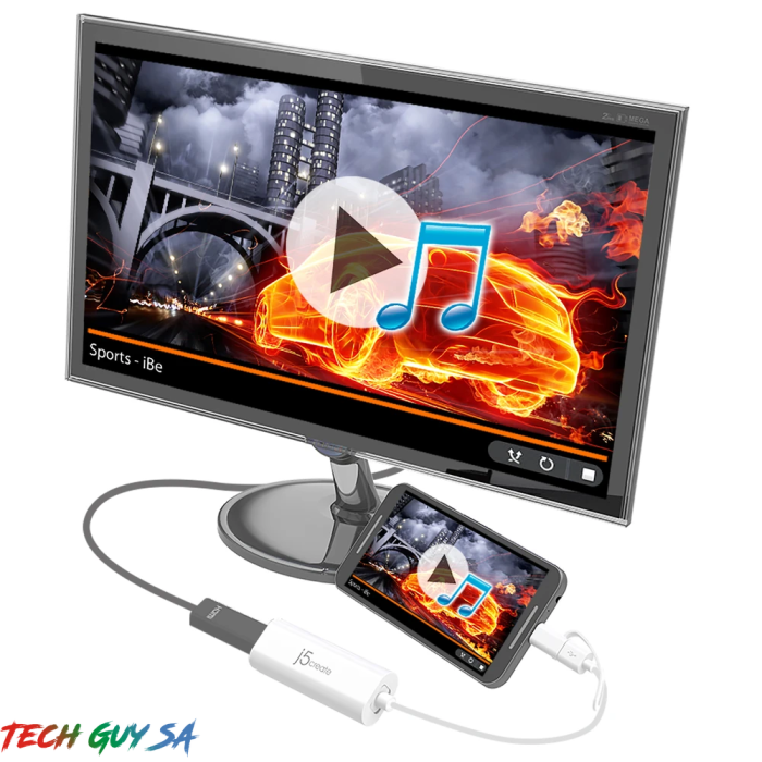 J5Create JUA165C Android™ USB™ to HDMI™ Display Adapter - Image 4