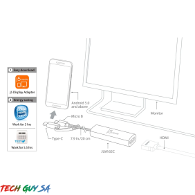 J5Create JUA165C Android™ USB™ to HDMI™ Display Adapter - Image 3