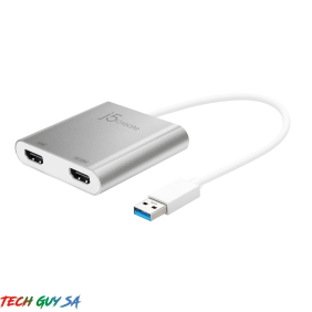 J5Create JUA365 USB™ 3.0 to Dual HDMI™ Multi-Monitor Adapter