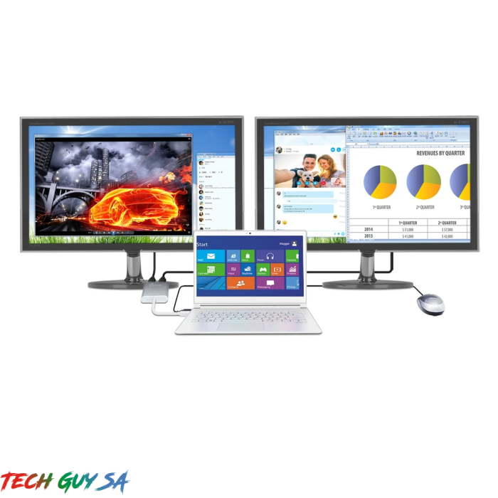 J5Create JUA365 USB™ 3.0 to Dual HDMI™ Multi-Monitor Adapter - Image 7