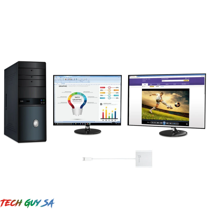 J5Create JUA365 USB™ 3.0 to Dual HDMI™ Multi-Monitor Adapter - Image 8