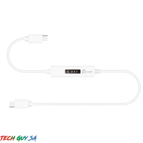 J5Create JUCP14 USB-C™ 2.0 to USB-C™ Cable With OLED Dynamic Power Meter - Image 5