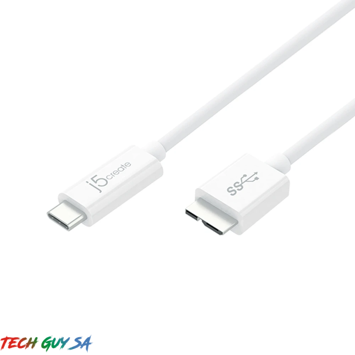 J5Create JUCX07 USB Type-C™ 3.1 To USB™ 3.0 Micro-B Cable - Image 2