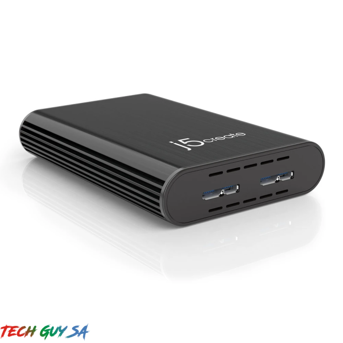 J5Create JUE230 Dual USB 3.0 to Gigabit Ethernet Sharing Adapter - Image 2