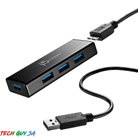J5Create JUH340 USB™ 3.0 4-Port Hub + Power