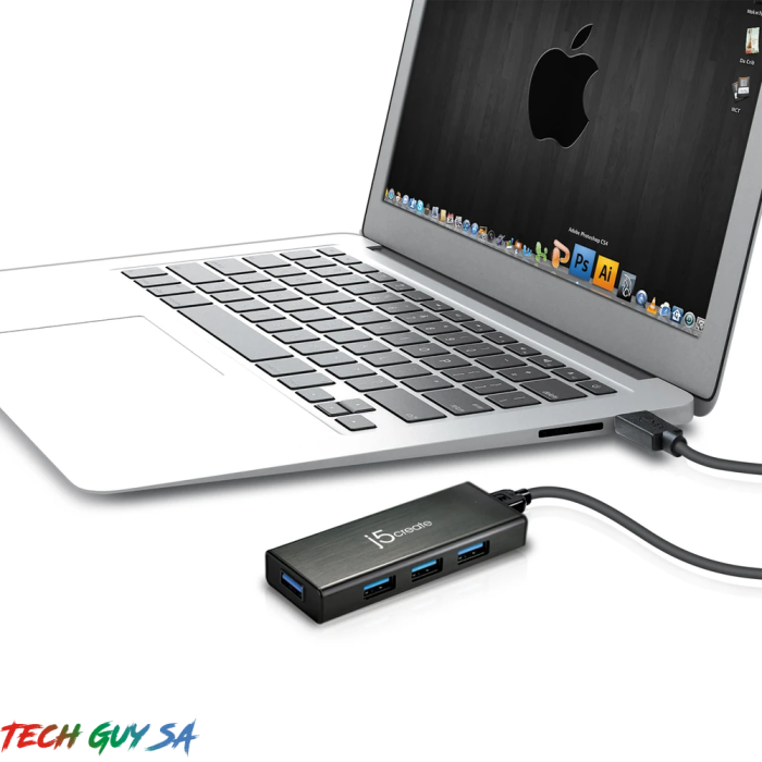 J5Create JUH340 USB™ 3.0 4-Port Hub – No Power - Image 2