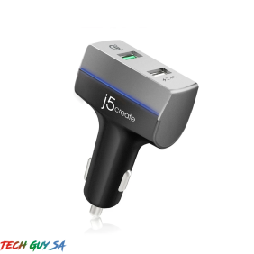 J5Create JUPV20 2-Port USB™ QC 3.0 Car Charger