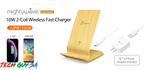 J5Create JUPW1102W Mightywave™ 10W 2-Coil Wireless Charger - Image 4