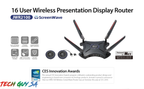 J5Create JWR2100 16-User Wireless Presentation Display Router - Image 3