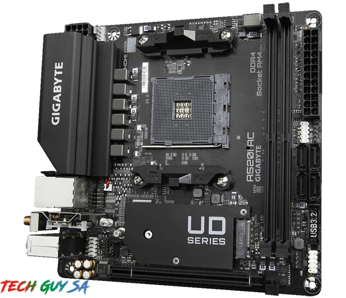 Gigabyte A520I AC (rev. 1.x) AM4 Motherboard - Image 3