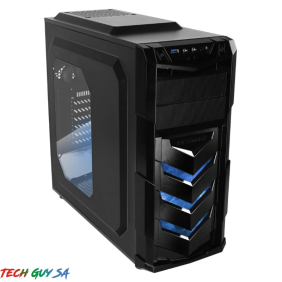 Raidmax Vortex V4 Window (GPU 390mm) ATX Gaming Chassis Black and Blue - End of Life