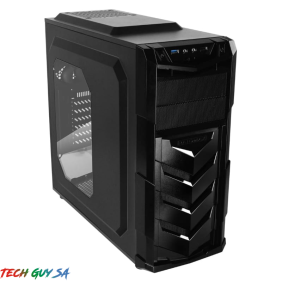 Raidmax Vortex V4 Window (GPU 390mm) ATX Gaming Chassis Black and Blue - End of Life - Image 2