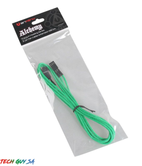 Bitfenix Alchemy Fan cable extension 3-Pin 60CM Green - Image 2