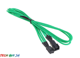 Bitfenix Alchemy Fan cable extension 3-Pin 60CM Green
