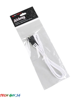 Bitfenix Alchemy Fan cable extension 3-Pin 60CM White - Image 2
