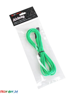 Bitfenix Alchemy Fan cable extension 3-Pin 90CM Green - Image 2